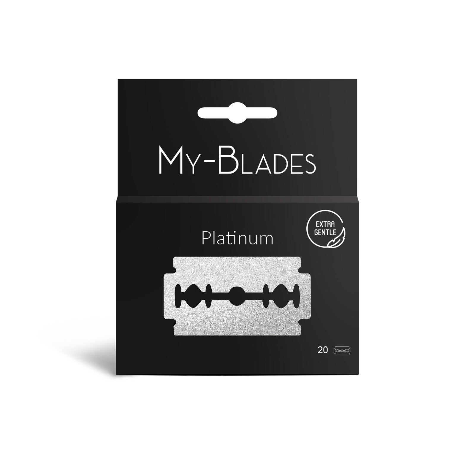 LAMES DE RASOIR PLATINE DOUBLE TRANCHANT X20